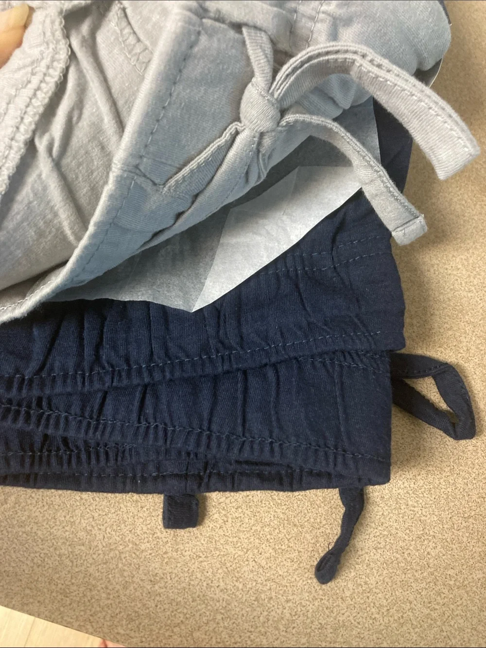 George 2-Pack Knit Sleep Shorts - Navy & Light Gray